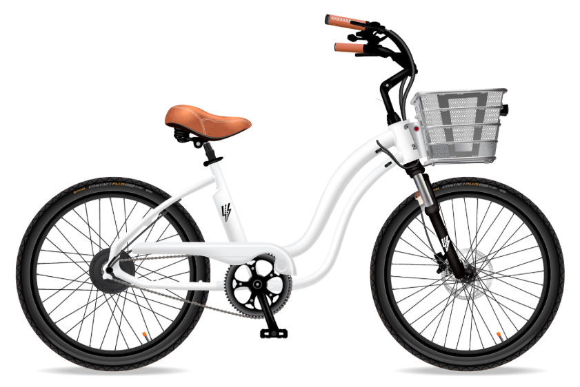 Model Y E-Bike in White