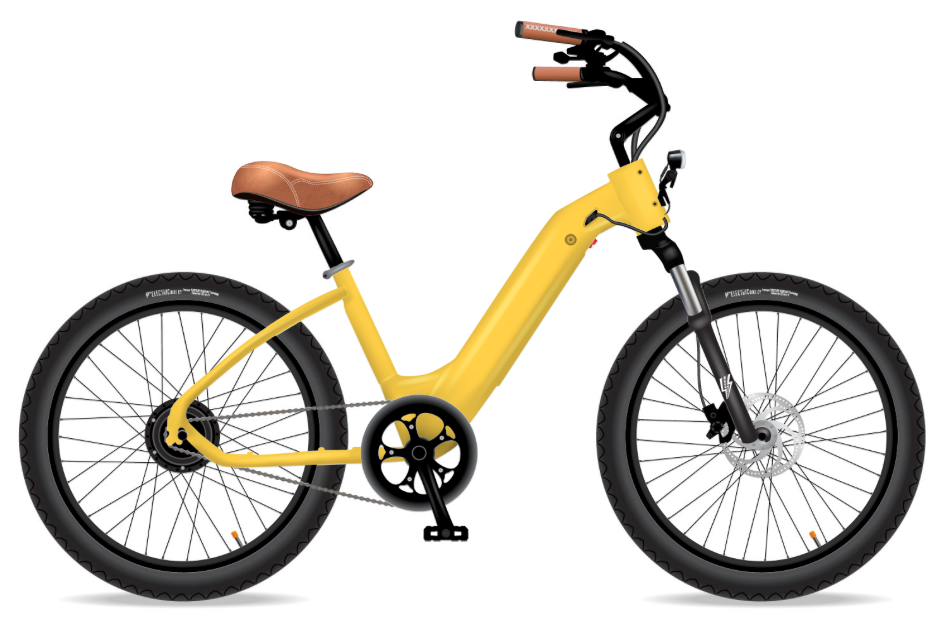 Model R E-Bike in Yellow